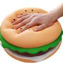 Bingcute 10" inch Jumbo squishies Slow Rising squishies Slow Rise Hamburger Squishy Giant Scented squishies Kawaii Stress Relief Toys Decompression Squeeze Toys Novelty Gifts for Kids Party 10 inches Hamburger