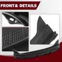 Windshield Wiper Cowl Cover Panel Kit Compatible with 2006-2011 Honda Civic, Includes Windshield Cowl Cover & 2pcs Wiper Arm Trim, Replaces# 74220-SNV-H00 74210-SNA-A00 74200-SVA-A00ZA