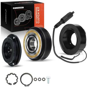 A-Premium Air Conditioner AC Compressor Clutch Kit Compatible with Mercedes-Benz C220, C230, C280, E300, E320, E420 & Chrysler & Dodge Sprinter 2500 & Freightliner Sprinter 3500, 7SB16C Style Only