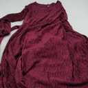 Happy Sailed Cocktail Dresses for Women 2025 Fashion Long Sleeve High Waist Retro Velvet Short Birthday Party Date Night Dress Red Large