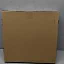 Voolan Rain Shower Head - High Flow Large Rainfall Shower Heads Made of Stainless Steel - Waterfall Bathroom Square Showerhead - Ceiling or Wall Mount (12" Black)