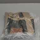 G GOOD GAIN Firewood Carrier with Handles, Wood Carrier for Firewood, 39x18 Inch Heavy Duty Firewood Storage Tote, Fireplace Log Carrier Indoor Bag, Wood Stove Accessories. ArmyGreen (Black)