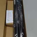 Zeerobee Curtain Rods for Windows 48 to 84, Black Curtain Rod, Adjustable 1 Inch Heavy Duty Outdoor/Indoor Modern Drapery Pole, 32"-86"