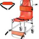 Portable Stair Stretcher Chair with 2 Wheels, Elderly Stair Chairs with Safety Belt, Chair to Carry Elderly Up Stairs for Home Use, Outdoor Transportation Stair Chair Lift 1