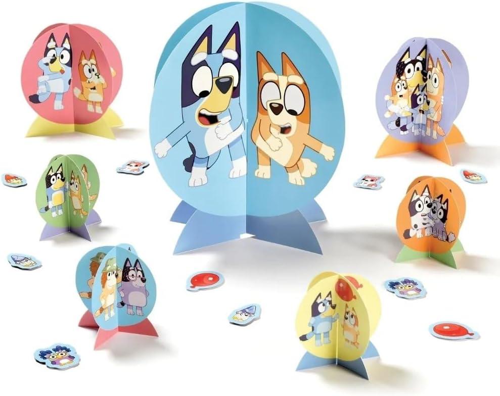 Bluey Table Centerpiece Kit - 27 Pc Set - High-Quality & Sturdy, Perfect Party Essential For Themed Parties & Events