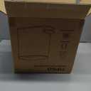 TIPGO Slim Bathroom Trash Can with Lid Soft Close, Step Pedal, 6 Liter / 1.6 Gallon Stainless Steel Trash Bin, Small Garbage Cans for Bedroom, Office, Kitchen (Matte Black)