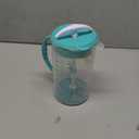 Dr. Brown's Baby Formula Mixing Pitcher with Adjustable Stopper, Locking Lid, & No Drip Spout, 32oz, BPA Free, Teal