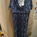 Keluummi Boho Dresses for Women 24 Blue and White 
