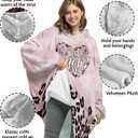 Warmstorey Wearable Blanket Hoodie For Mom Wife Best Ever Hoodie - Mothers Day Gift From Husband Daughter Son Birthday