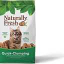 Naturally Fresh Cat Litter Made from Walnut Shells, Quick-Clumping, Unscented, Upcycled, Easy Scooping, Sustainable, 30 Lbs, BBD date 06-14-2026
