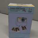 Kids Instant Digital Cameras for Boys and Girls, 1080P HD Dual-Lens Selfie Digital Camera with Print Paper & 32G Card, Christmas Birthday Gifts Toys for Toddler and Teenagers Age 3-16 Years Old (Purple)