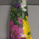 Ivydale 24 Bundles Artificial Flowers for Outdoors Faux Plants Summer Outdoor Decoration Silk Morning Glory Realistic UV Resistant Fake Bulk Petunias for Outside Porch Patio Window Garden Yard Home