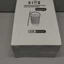 SIUQ 90 Pack - 8 oz Disposable Coffee Cups with Lids and Straws,To go Coffee Cups,Insulated Corrugated Paper Cups,Kraft Ripple Wall Cups for Hot Beverage or Cold Drinks -Champagne