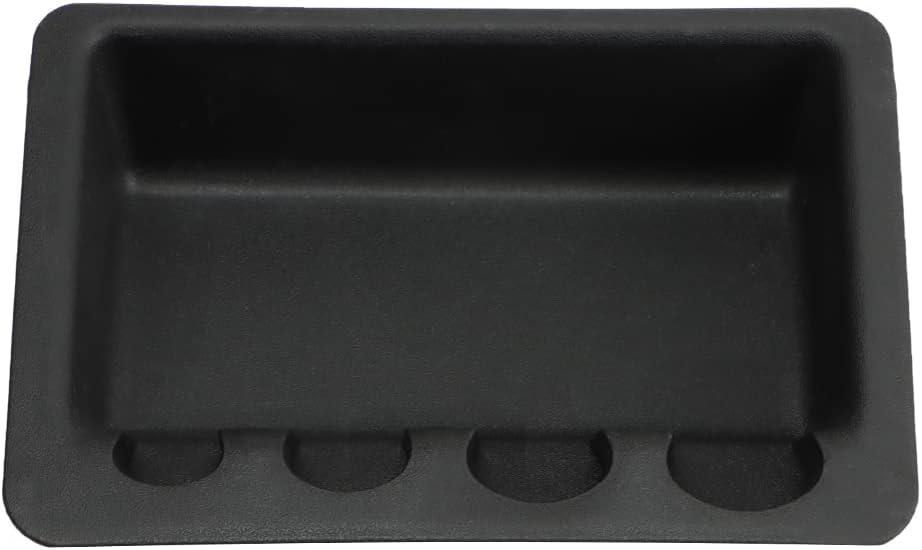 MARCHFA Center Console Organizer Tray for 2011-2022 2023Charger Accessories for Chrysler 300 2023 2022-2011 Armrest Organizer Tray Insert Storage Box (Black without mat)