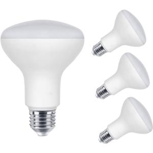 4Pack 15W LED R95 BR30 Light Bulb, 120 Watt Equivalent, Warm White 3000K, 1450LM E26 Base, Indoor Flood Lights for Recessed Cans (3000K-Warm White, 15W (BR30/R80))