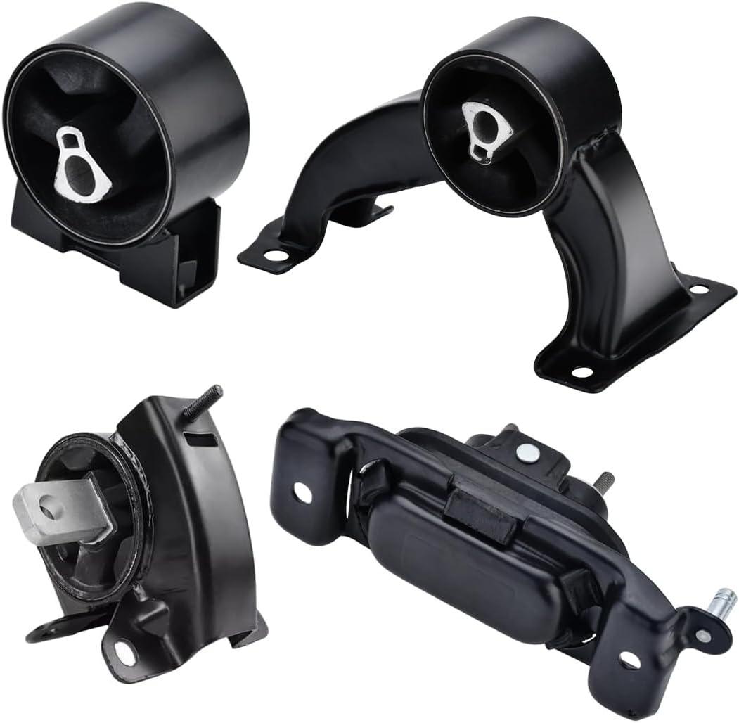 Engine Motor Mount Set 4Pcs FIT 2008-2010 Chrysler Town & Country 3.3L 3.8L 4.0L & Dodge Grand Caravan 3.3L 3.8L 4.0L, Replacement for A5654 A5480 A5465 A5493 GP3156 GP3186 GP3155 GP3228