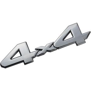 EmbRoom 4x4 Emblem Badge Nameplate 3D Car Sticker Decal Replacement for Tundra Rear Tailgate 2005-2018 4 X 4 (Chrome)