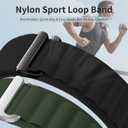 Alpine Loop Sport Arm Bicep Band Ankle Strap for Apple Watch Band 45mm 44mm 46mm 49mm 42mm 40mm 41mm 38mm, C-Hook Nylon Sport Arm/Ankle Strap for iWatch Ultra Series 11 10 9 8 7 6 5 4 3 2 1 SE