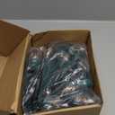 SUNSGNE C9 LED Christmas Pathway Lights Outdoor 38 Feet Sidewalk String Lights with Marker Stakes, 25 LED Clear Connectable Christmas Walkway Markers Lights for Outside Porch Garden Yard Lawn Decor (LED Warm White)