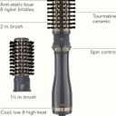 INFINITIPRO BY CONAIR Hot Air Styling Brush Set with 2-Inch and 1.5-Inch Bristles