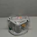 Baby Bath Seat for Babies 6 Months & Up - Foldable Bath Seats for Babies Sitting Up, Bathtub Seat for Baby 6-12 Months, Free 3 Baby Bath Toys, Open Design, 4 Safety Suction Cups, Grey