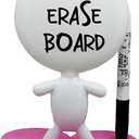 Christmas Board Gift Idea - Dry Erase Board - TITTO in Love, Draw Your Ideas - Ideal for Home & Office Decor - Pink Work Home Office (Pink)