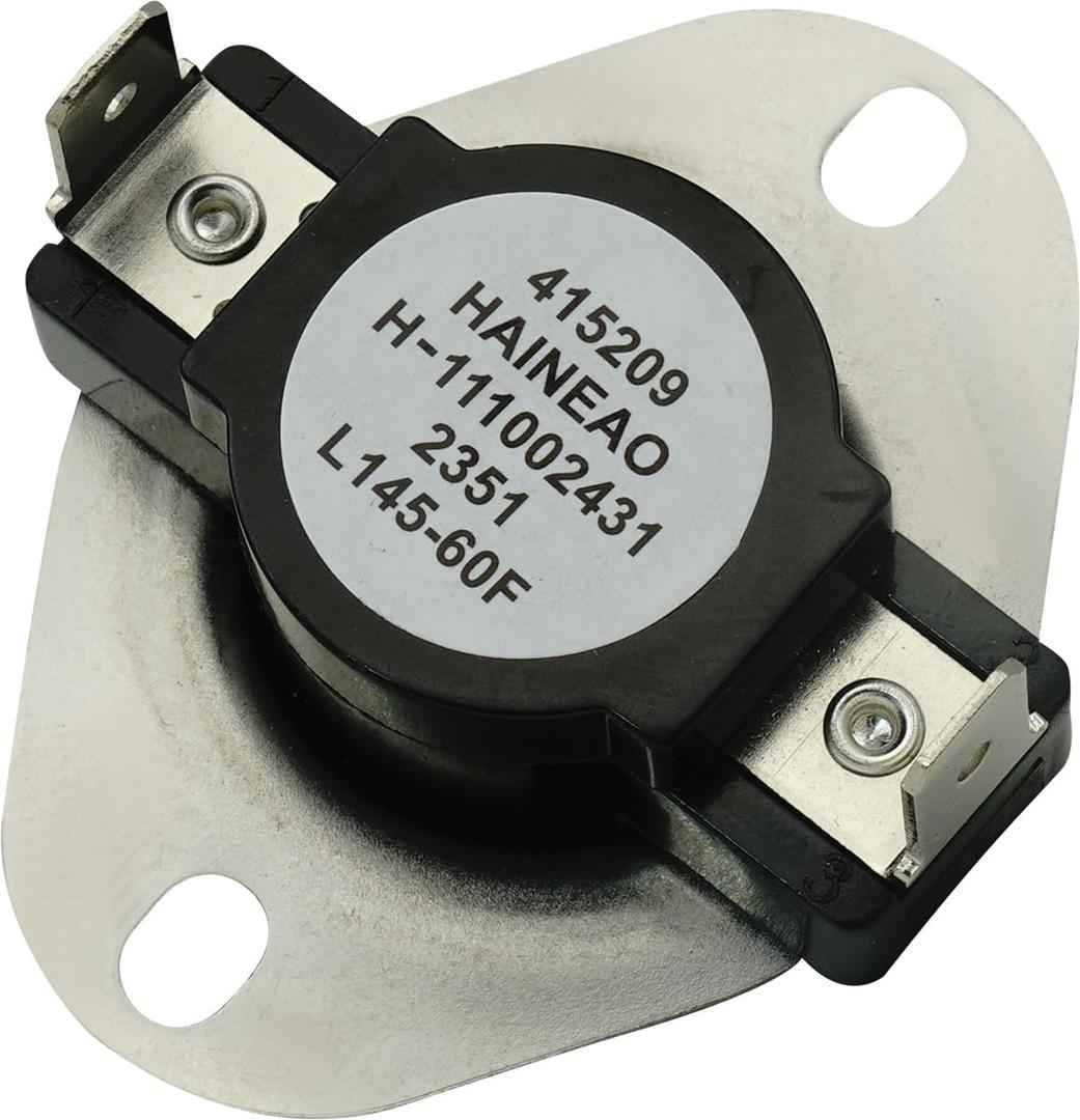 111002431 Thermal Limit Switch L145-60F Auto Reset Compatible with Trane Replaces 60TX11, 315208
