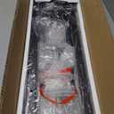 GRLEAF 2 Pack Adjustable Height Narrow Console Table with Power Outlets, 78.7" Long Sofa Table with Charging Station Behind Couch Table Entryway Table for Living Room and Hallway  Rustic Brown