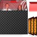Smartmak Two Person Portable Far Infrared Sauna for Home, Full View X-Large Sauna Box with 660nm Red Light Therapy Lamp, 6 Heaters, Indoor SPA Room for Relaxaion, Remote Control, 2 Big Folding Chairs