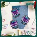 2 x Be Trans Throw Hands Patch, Size 3 Inches Iron On Raccoon Embroidery Patches for Hats Clothes Backpacks Jeans, DIY Sew On Patches, Raccoon Patches, Fabic Patches, Funny Gift for LGBTQ Gay