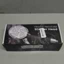 FEELSO Filtered Shower Head with Handheld, High Pressure 7-Spray Showerhead with Filters for Hard Water - Remove Chlorine, Reduce Dry Itchy Skin, Anti-clog Nozzles, Power Wash to Clean Tub, Tile & Pet (Black & Chrome)