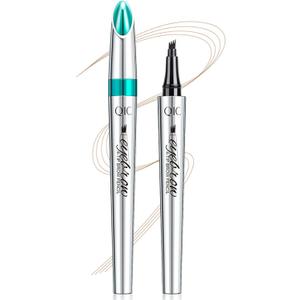 Eyebrow Pencil Eyebrow Microblading Pen Brow Pencil Long Lasting Waterproof High Pigmented Micro 4 Point Brow Pen Create Natural Brow Makeup -01 Light Brown