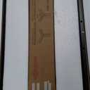 Need Computer Desk, 47 inch Home Office Desk, Modern Simple Style Home Office Gaming Desk, Basic Writing Table for Study Student, Black Metal Frame, Black