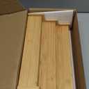 Spice Rack Kitchen Cabinet Organizer- 3 Tier Bamboo Expandable Display Shelf Yellow