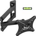 Full Motion TV Monitor Wall Mount Bracket for Most 13-32 Inch LED LCD Flat Curved Screen, 360 Rotation Swivel Tilt ExtensionAdjustable Articulating Arms, Max VESA 100x100mm up to 33lbs