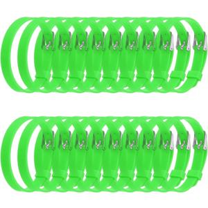 PATIKIL Slide Bracelet Wristband, Silicone Adjustable Bracelet, ID Bracelet Wristband for DIY Craft Gift ID Bracelet