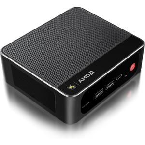 Beelink SER5 MAX Mini PC,AMD Ryzen 7 6800H(up to 4.7 GHz,8C/16T), Mini Computer 32GB LPDDR5 RAM 1TB PCIe4.0 SSD, 4K Triple Display, WiFi 6, BT 5.4,RJ45 2.5G LAN, Win 11 Pro