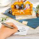 3 x Lovely Funny Cats Pop Up Card, Crazy, Humorous Cats on Sofa, Living Room, Cat Themed, 3D Greeting Card, Gift for Birthday, Valentines, Mothers Day, 5x7 - Includes Envelope And Message Note