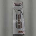 Professional Aluminum Whipped Cream Dispenser Cream Maker 500mL (1 Pint) for Desserts Gourmet Cream Whipper with 3 Decorating Nozzles