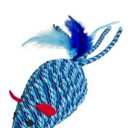 SPOT Ethical Pets 52074 Elasteeez Mouse/Feathers Pet Feather Toys
