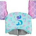 SwimWays Swim Trainer, US Coast Guard Approved Life Vest Kids Swim Vest (Mermaid)