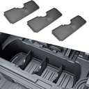 HGWEI Trunk In-Bed Dividers Compatible with 2017-2026 Honda Ridgeline Accessories Trunk Cargo Organizer Tailgate Rear Insert Compartment Tray (3Pcs)
