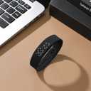 Mikikit Mens Wrist Wristwatch Bracelet Men Silicone Simple Sport Digital Watch Adjustable Smartwatch Mens Watches for Strap LED Black Electronic Digital Alarm Clock