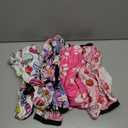 PET SHOW 4 Pack Dog Pajamas for Extra Large Dogs Girl Soft Stretchy PJs Paw Floral Jumpsuit Dog Doughnut Ice Cream Onesies Outfits with Sleeve Pets Breathable Summer Clothes Costume XXXL