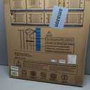 Cumbor 29.7-48" Baby Gate for Stairs, Mom's Choice Awards Winner-Dog Gates for Doorways, Auto Close Safety Pet Gate for Dogs Indoor, Easy Install Pressure Mounted Child Gate with Walk Thru Door, White