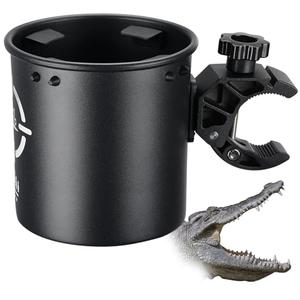 ‎KEMIMOTO Motorcycle Cup Holder, Upgraded ATV Drink Holder with 0.6"-1.5" Metal Clamp, 32OZ Bike Water Bottle Holder for UTV, Scooter, Boat, Stroller, Wheelchair, Golf, Tractor