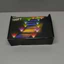 RGB Outdoor Ground Lights, 100Ft Color Changing Pathway Lights with Remote & App Control, Waterproof Walkway Lighting, Wired for Garden Yard Lawn Patio Best for Holiday Party