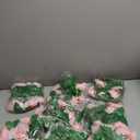 10PCS Fake Rose Garland, 7.5Ft Artificial Vines Flowers Hanging Rose Vine forfor Table Wedding Backdrop Arch Wall Party Mantle Festival Decor (Pink)