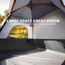 UNP 2/4/6/8 Person Tent, Portable Cabin Tent, Camping Tent 4-Person Easy Set Up, Waterproof with Top Rainfly for Outdoor Camping/Hiking