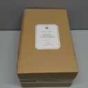 DN DECONATION Gold Tabletop Christmas Tree, Cone Trees Figurines for Xmas Decorations, Wooden-Like Resin Pine Tree Decor for Mantel, Desk, Shelves, TableCenterpieces Holiday Home Decor (Set of 2)